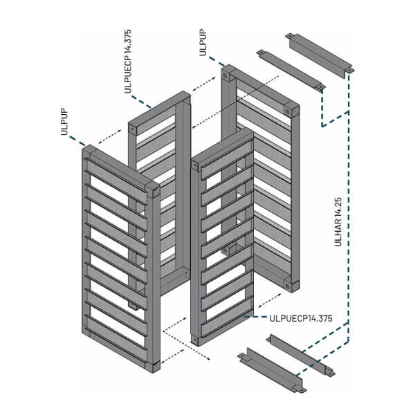 U-Cara Modular System Pillar Module